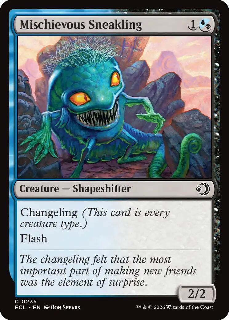 Image for Mischievous Sneakling (235) (ECL) - Magic: The Gathering