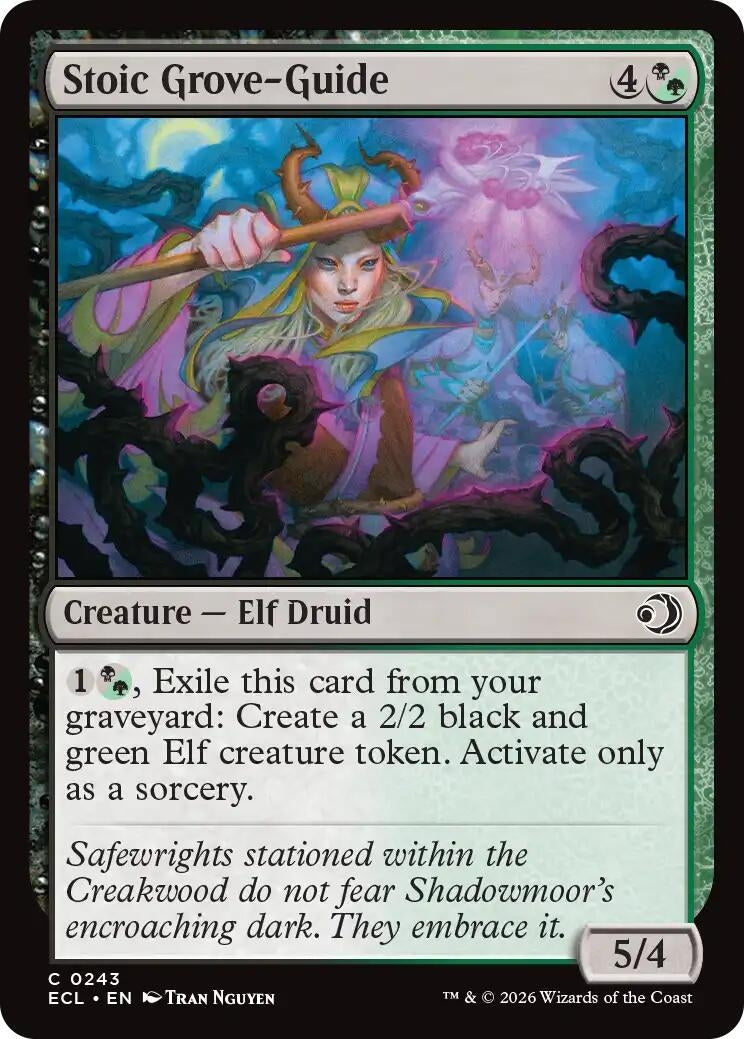 Image for Stoic Grove-Guide (243) (ECL) - Magic: The Gathering