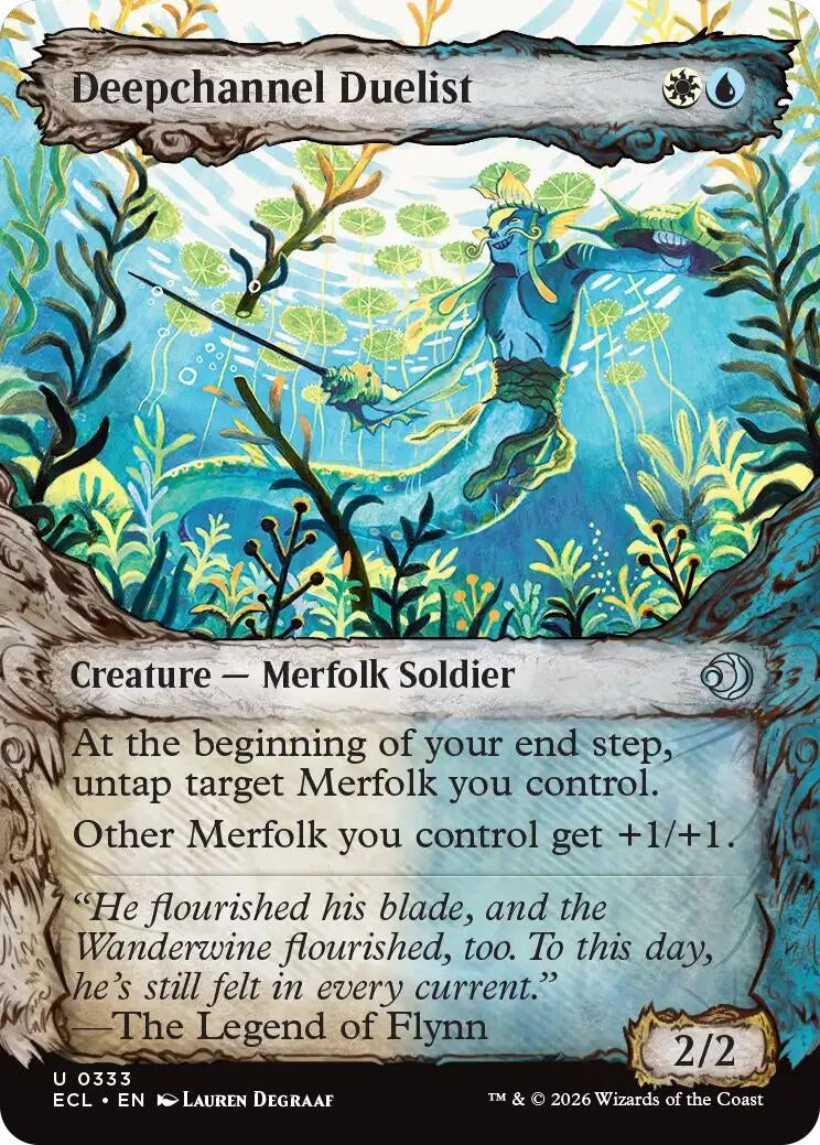 Image for Deepchannel Duelist (Showcase) (333) (ECL) - Magic: The Gathering