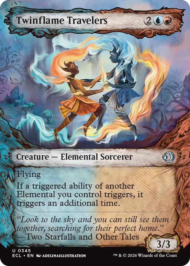 Image for Twinflame Travelers (Showcase) (345) (ECL) - Magic: The Gathering