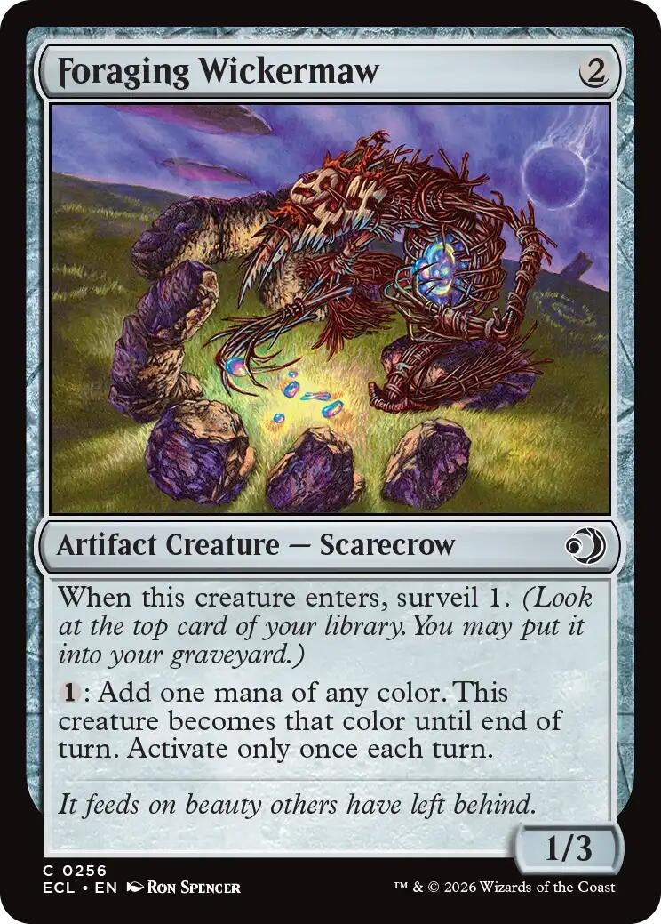 Image for Foraging Wickermaw (256) (ECL) - Magic: The Gathering