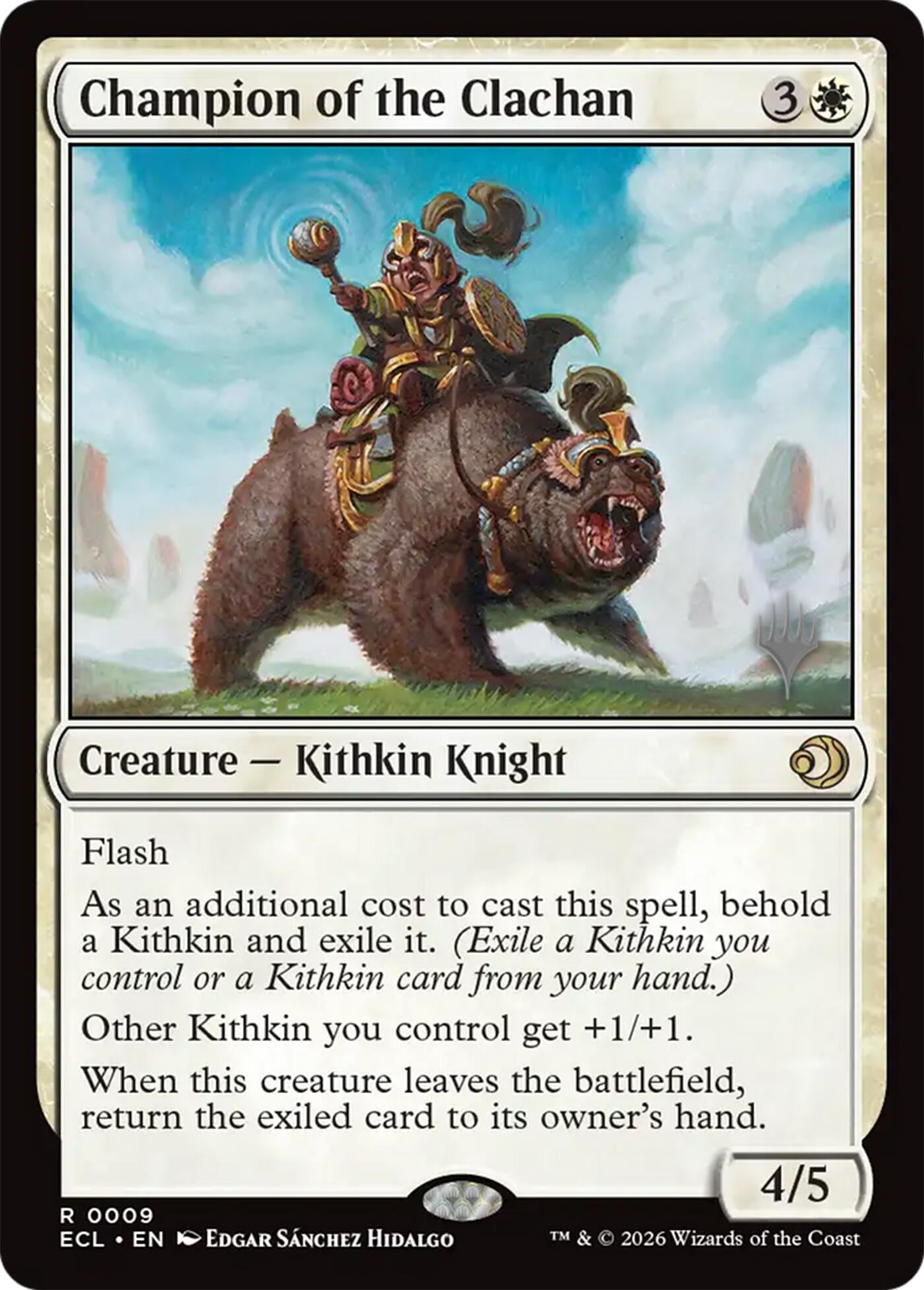 Image for Champion of the Clachan (9) (PPECL) - Magic: The Gathering