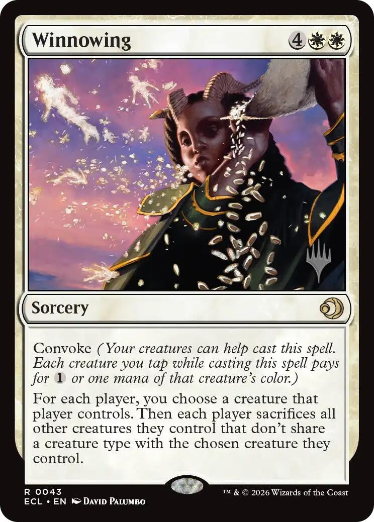Image for Winnowing (43) (PPECL) - Magic: The Gathering