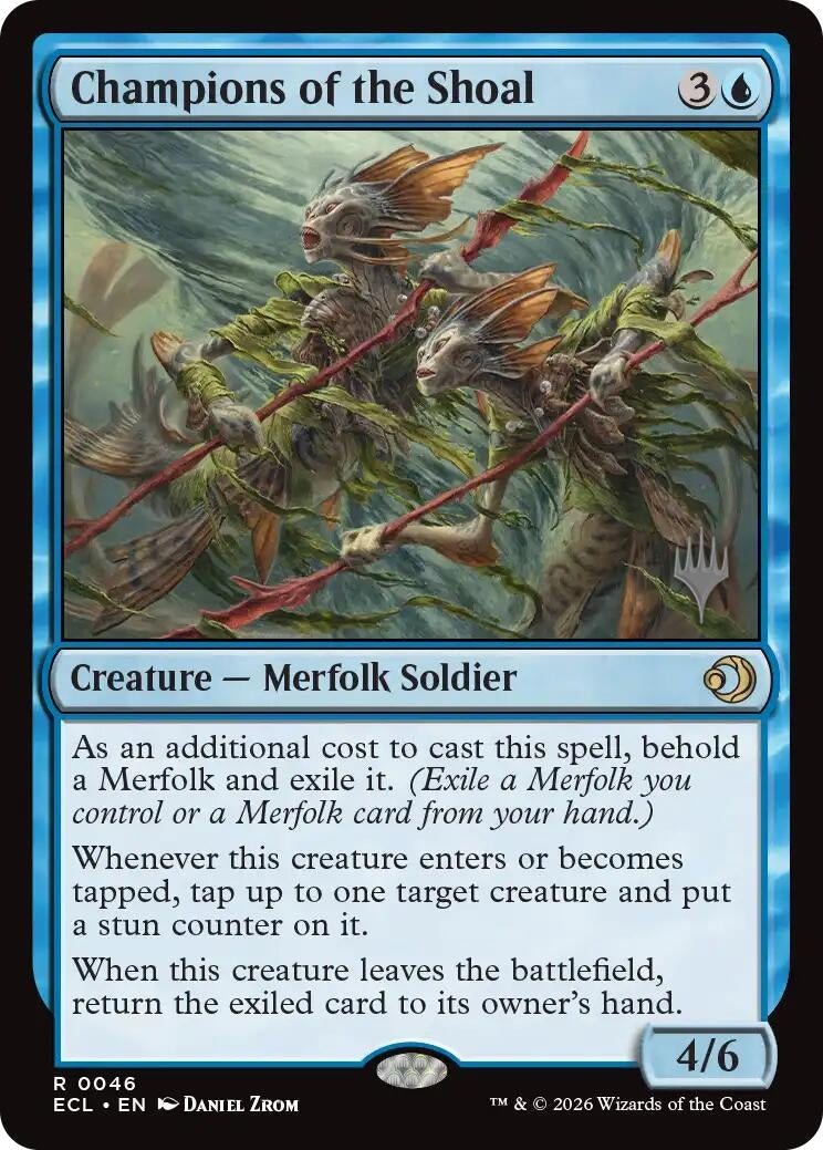 Image for Champions of the Shoal (46) (PPECL) - Magic: The Gathering
