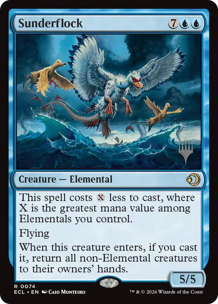 Image for Sunderflock (74) (PPECL) - Magic: The Gathering