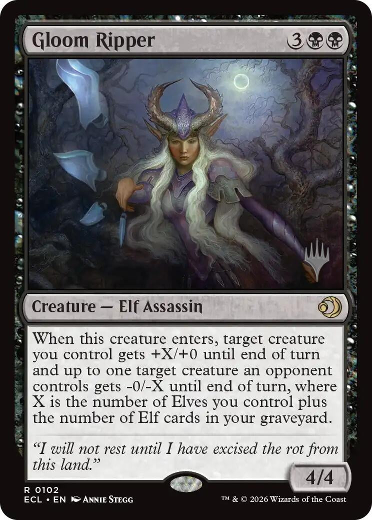 Image for Gloom Ripper (102) (PPECL) - Magic: The Gathering