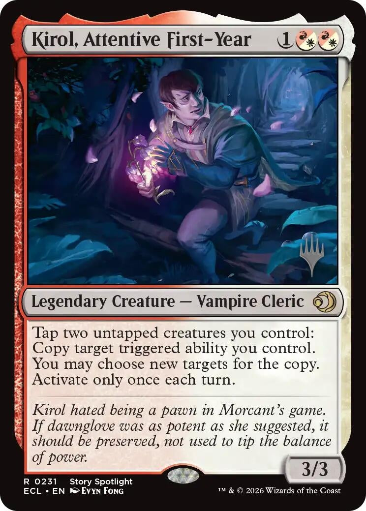Image for Kirol, Attentive First-Year (231) (PPECL) - Magic: The Gathering
