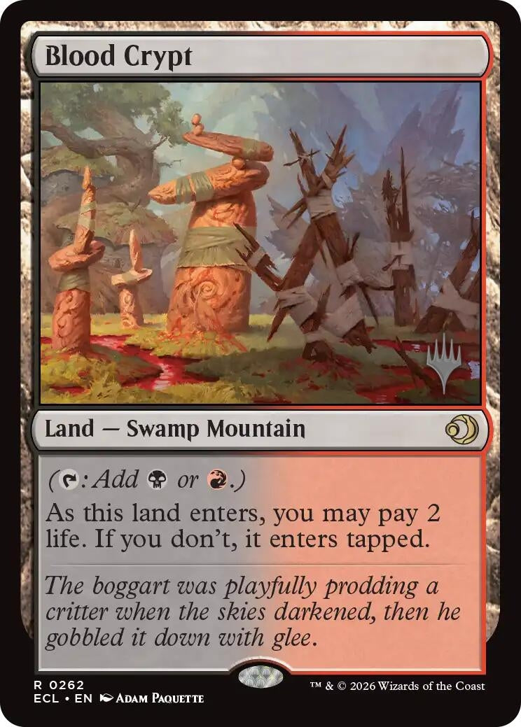 Image for Blood Crypt (262) (PPECL) - Magic: The Gathering