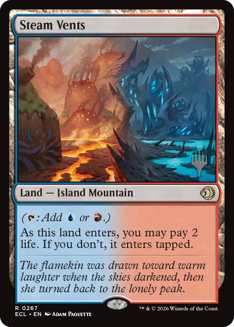 Image for Steam Vents (267) (PPECL) - Magic: The Gathering