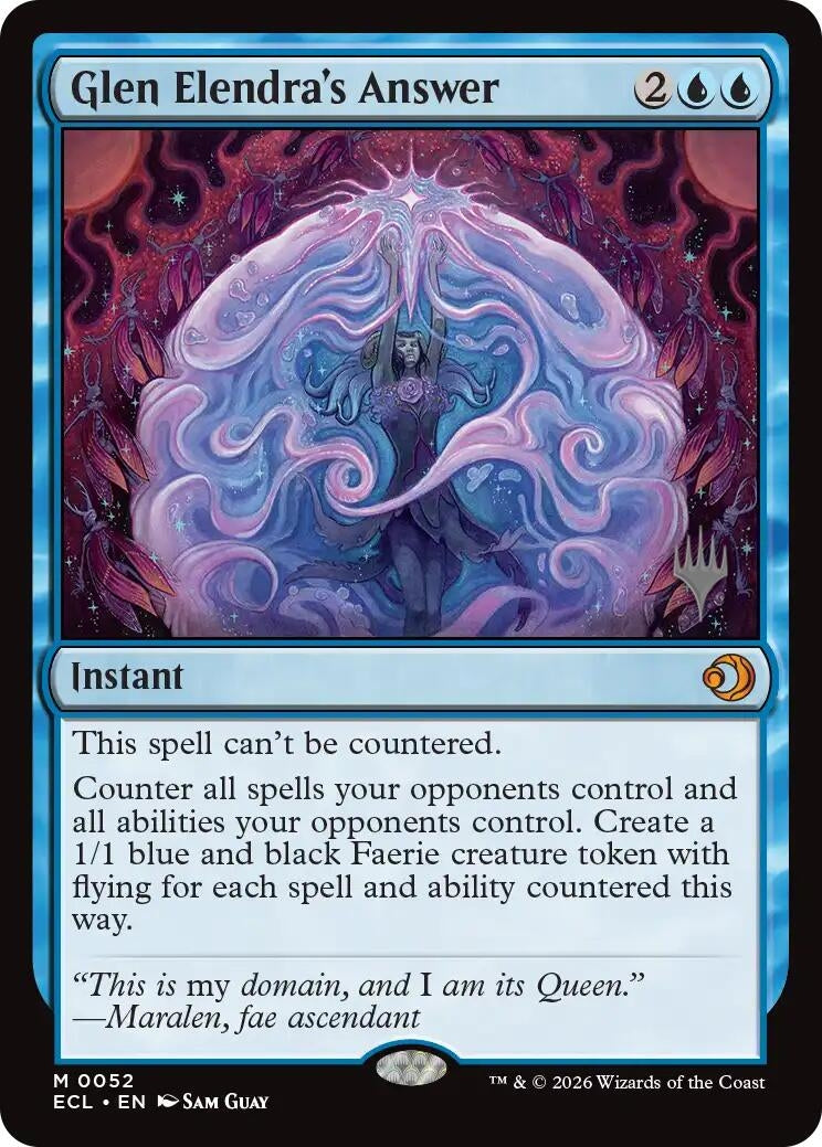 Image for Glen Elendra's Answer (52) (PPECL) - Magic: The Gathering