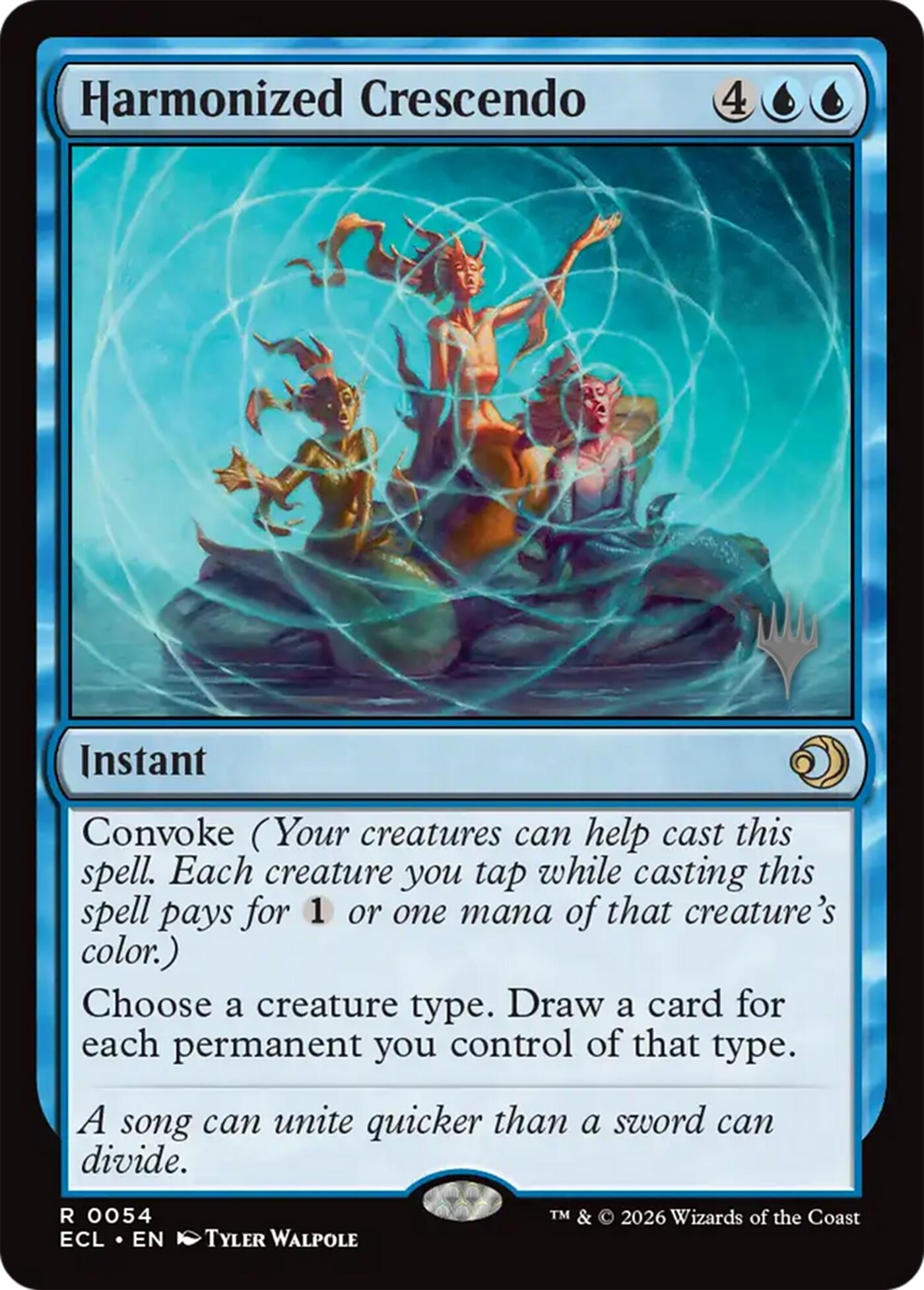 Image for Harmonized Crescendo (54) (PPECL) - Magic: The Gathering