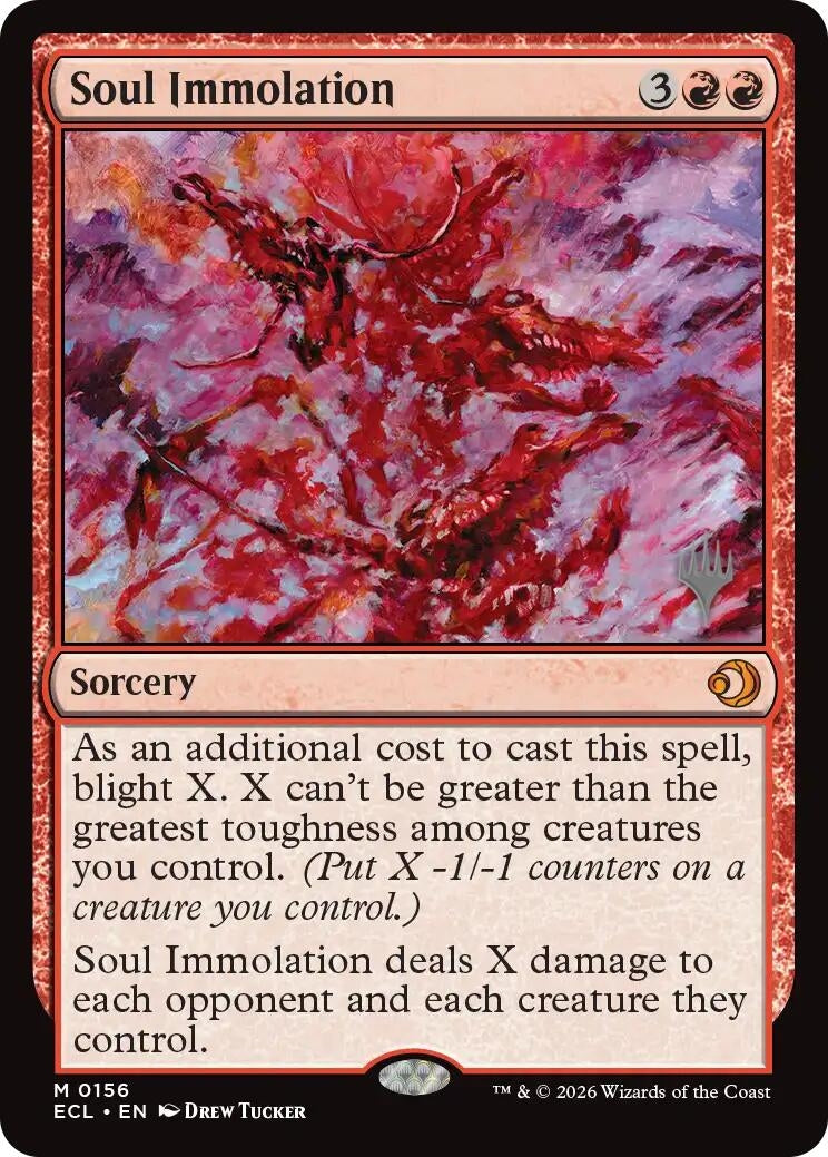 Image for Soul Immolation (156) (PPECL) - Magic: The Gathering