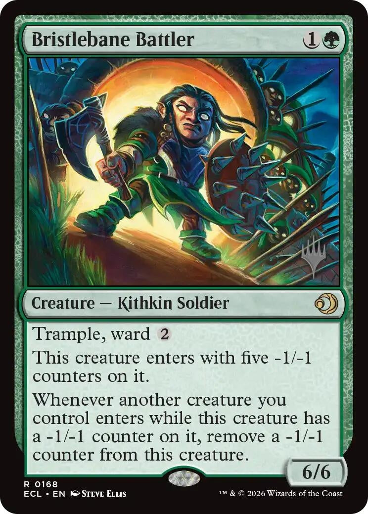 Image for Bristlebane Battler (168) (PPECL) - Magic: The Gathering