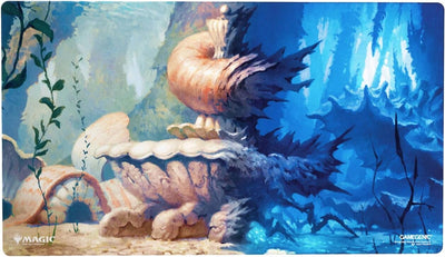 Magic: The Gathering Lorwyn Eclipsed Shiny Playmat - Hallowed Fountain