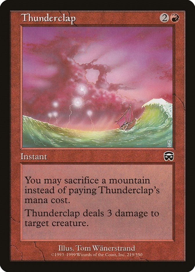Image for Thunderclap (219) (MMQ) - Magic: The Gathering