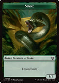 Image for Snake // Scarecrow Double-Sided Token (8 // 11) (ECC) - Magic: The Gathering