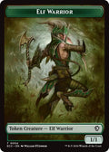 Image for Elf Warrior (0004) // Plant (0005) Double-Sided Token (4 // 5) (ECC) - Magic: The Gathering