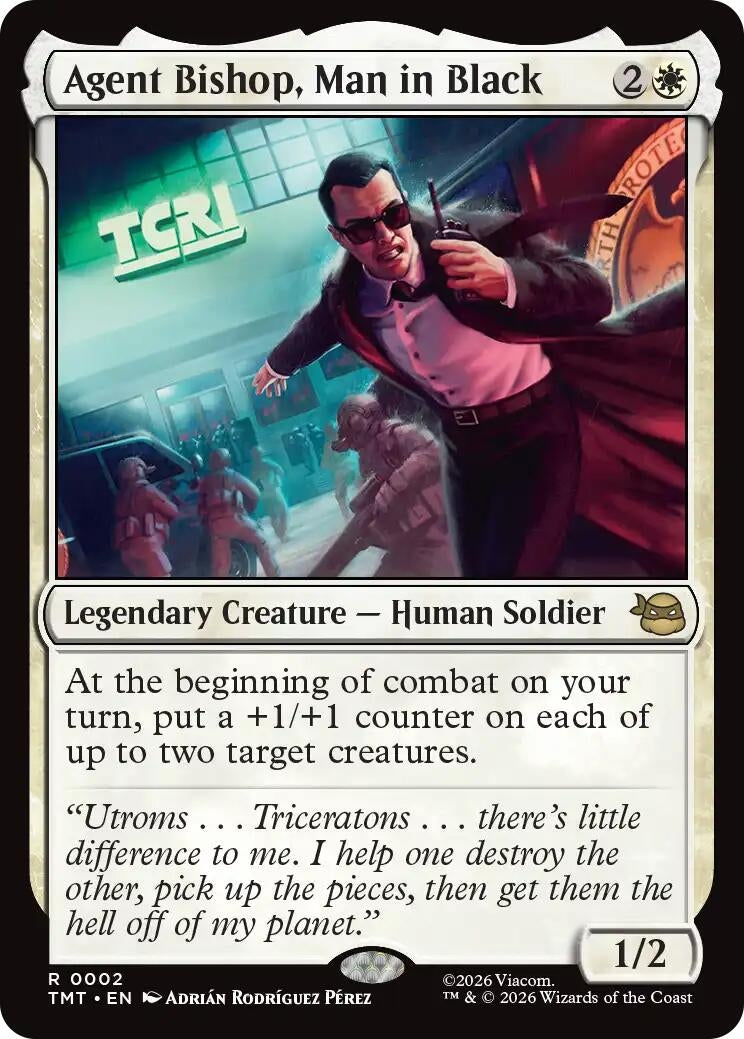 Image for Agent Bishop, Man in Black (2) (TMT) - Magic: The Gathering