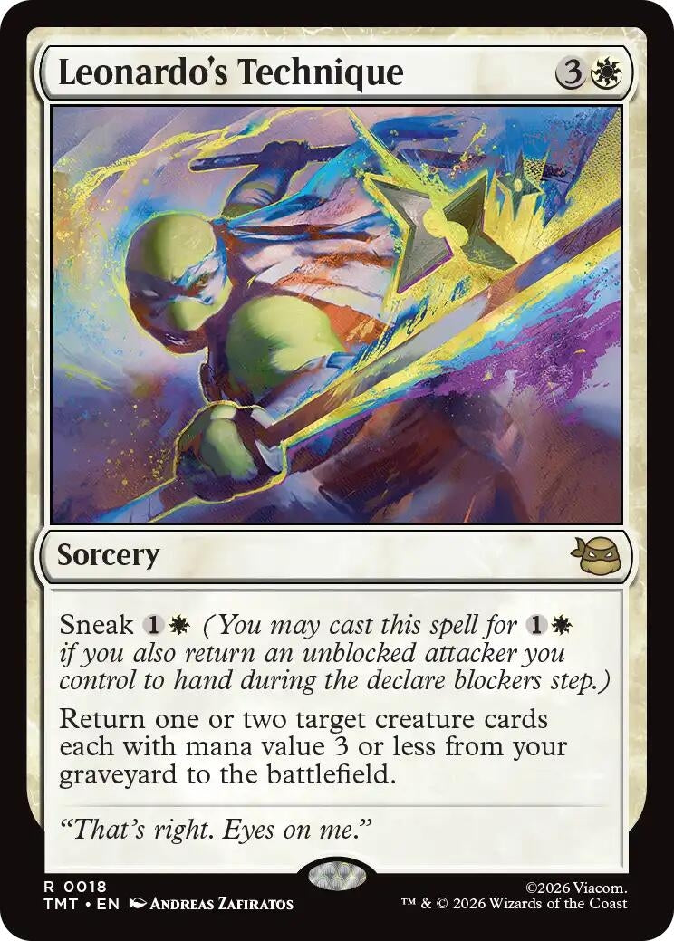 Image for Leonardo's Technique (18) (TMT) - Magic: The Gathering