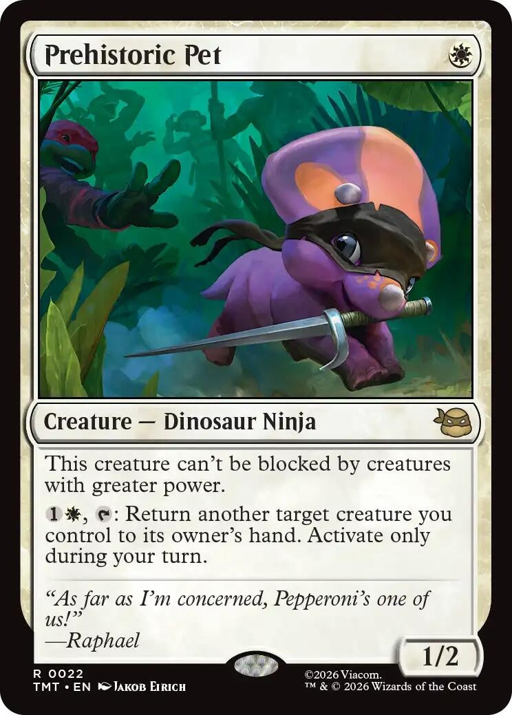 Image for Prehistoric Pet (22) (TMT) - Magic: The Gathering