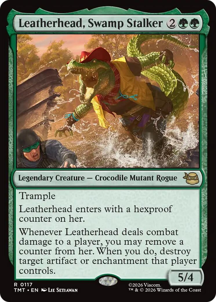 Image for Leatherhead, Swamp Stalker (117) (TMT) - Magic: The Gathering
