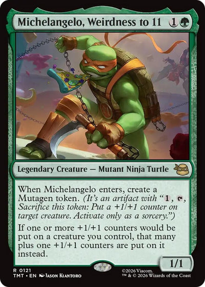 Michelangelo, Weirdness to 11 (121) (TMT)