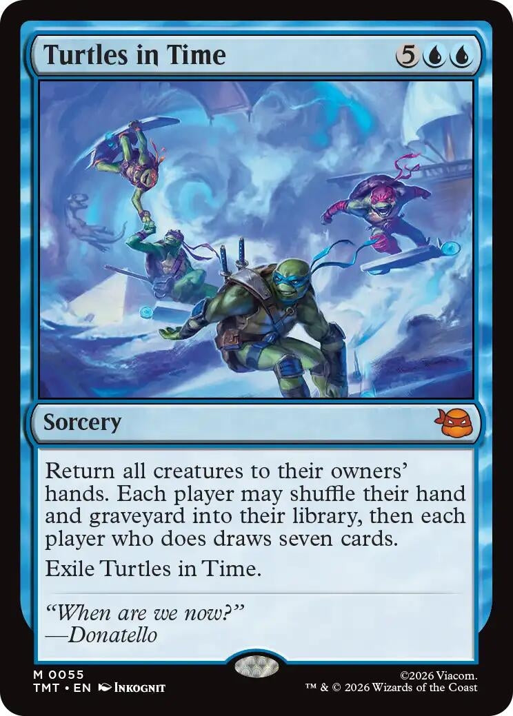 Image for Turtles in Time (55) (TMT) - Magic: The Gathering