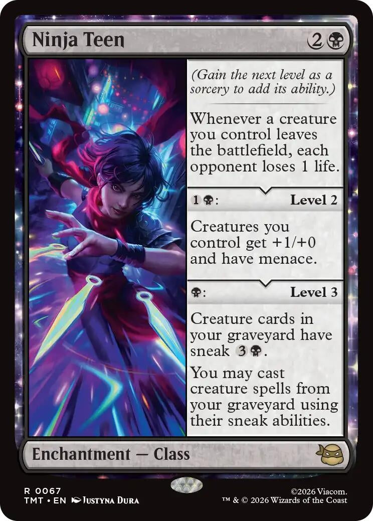 Image for Ninja Teen (67) (TMT) - Magic: The Gathering