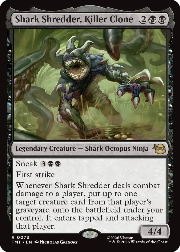 Image for Shark Shredder, Killer Clone (73) (TMT) - Magic: The Gathering