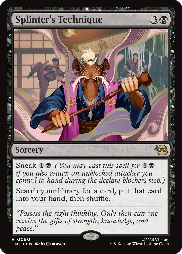 Image for Splinter's Technique (80) (TMT) - Magic: The Gathering