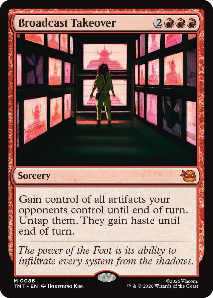 Image for Broadcast Takeover (86) (TMT) - Magic: The Gathering