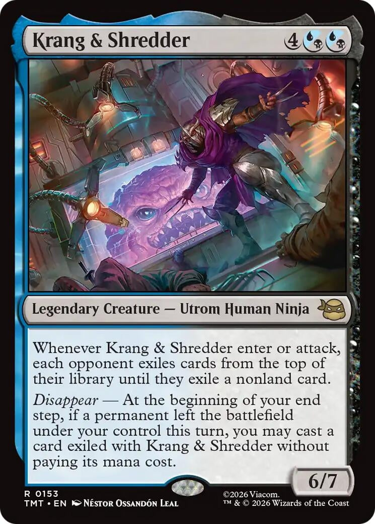 Image for Krang & Shredder (153) (TMT) - Magic: The Gathering