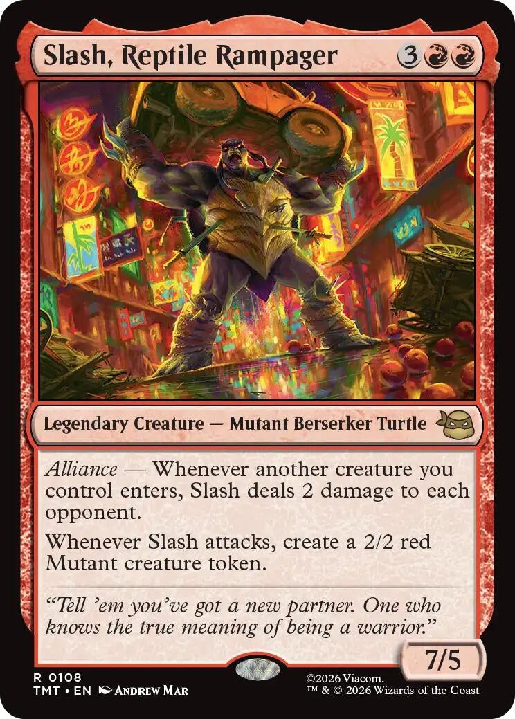 Image for Slash, Reptile Rampager (108) (TMT) - Magic: The Gathering