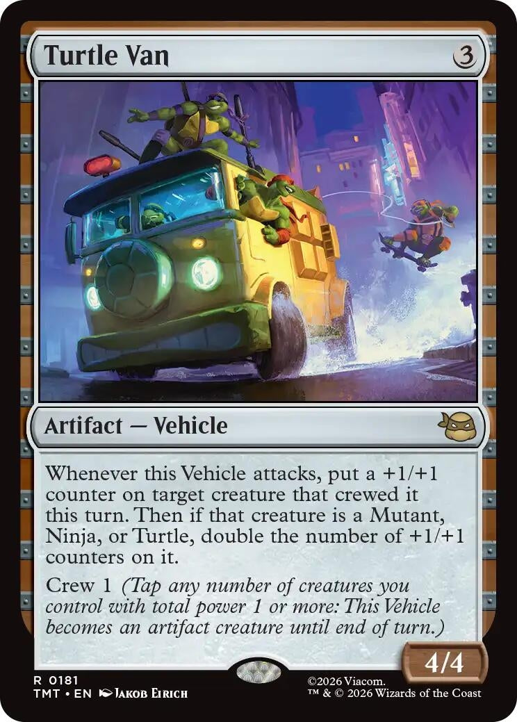 Image for Turtle Van (181) (TMT) - Magic: The Gathering