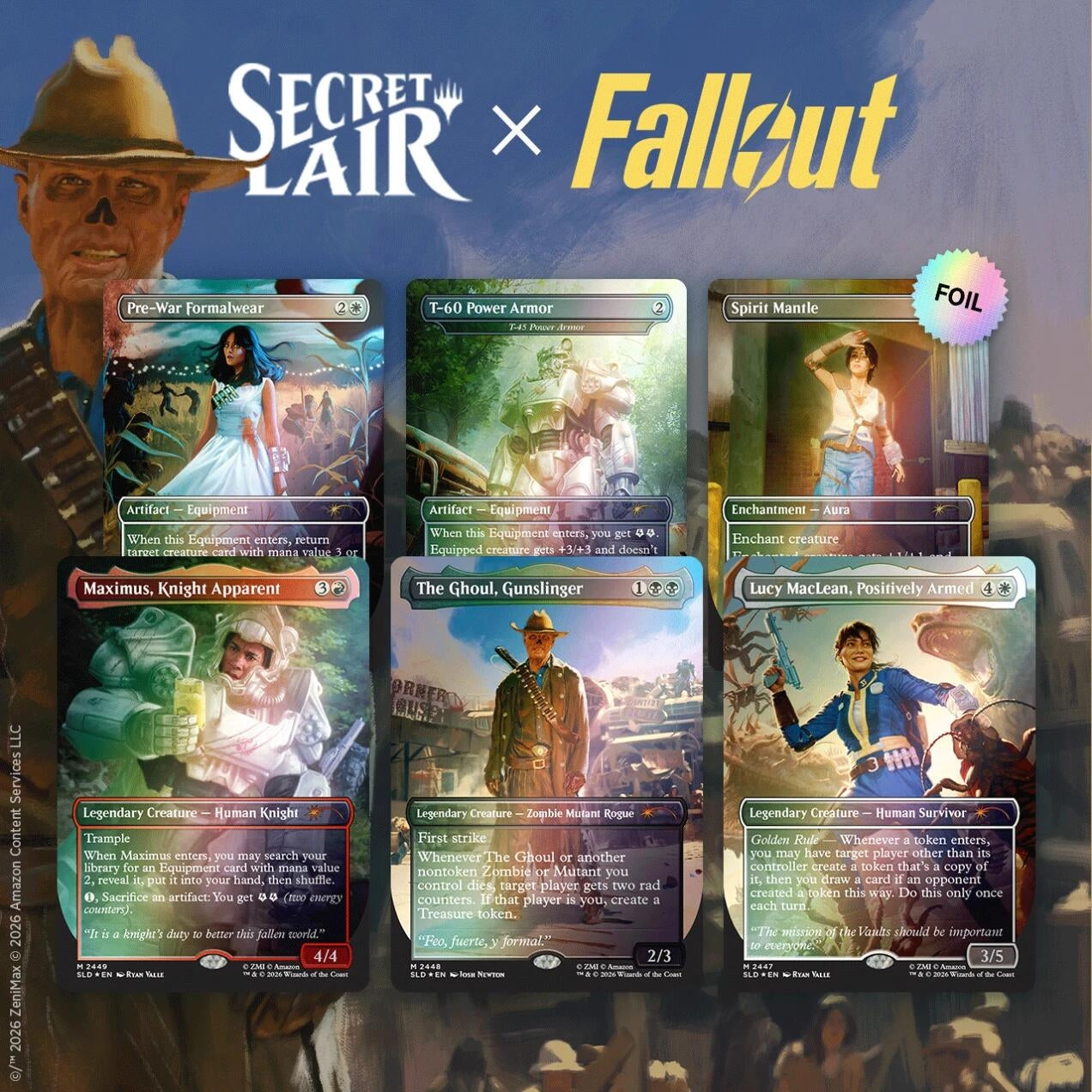 Image for Secret Lair Drop: Secret Lair x Fallout: Beyond Vault 33 - Traditional Foil Edition - Magic: The Gathering