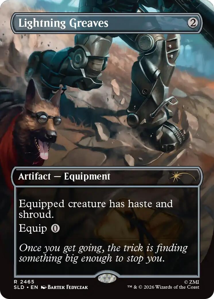 Image for Lightning Greaves (2465) (2465) (SLD) - Magic: The Gathering
