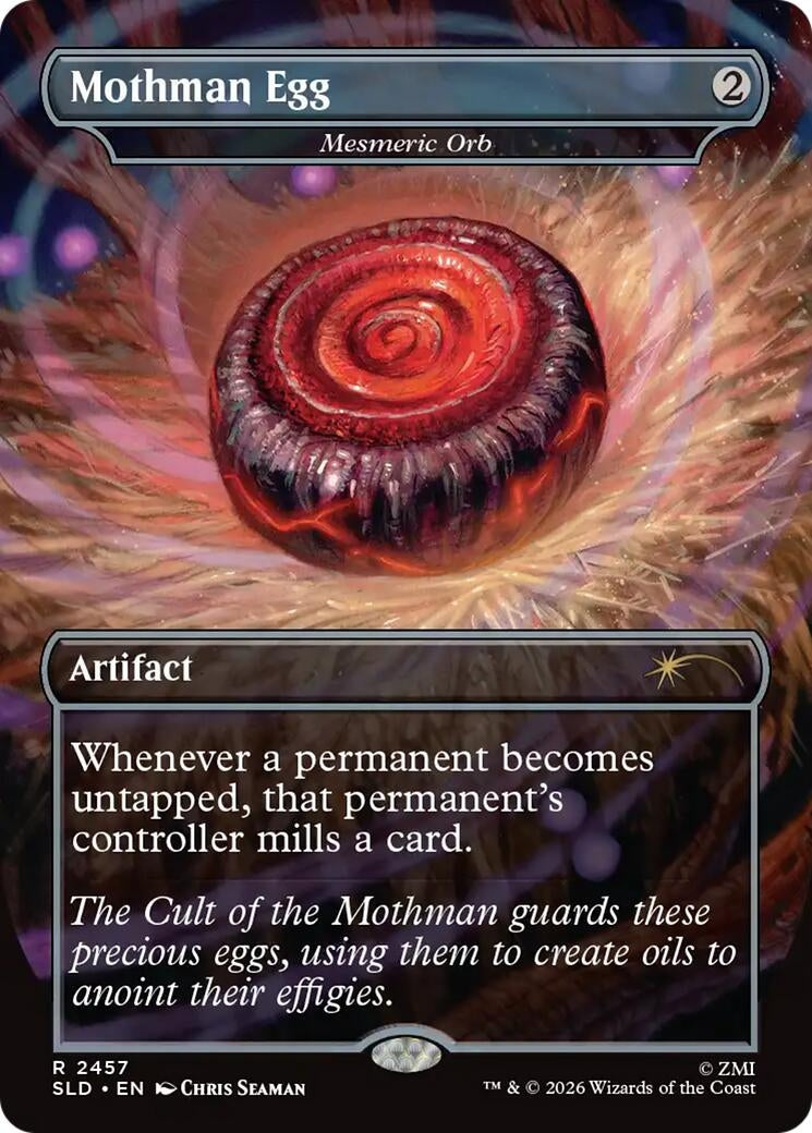 Image for Mothman Egg - Mesmeric Orb (2457) (SLD) - Magic: The Gathering