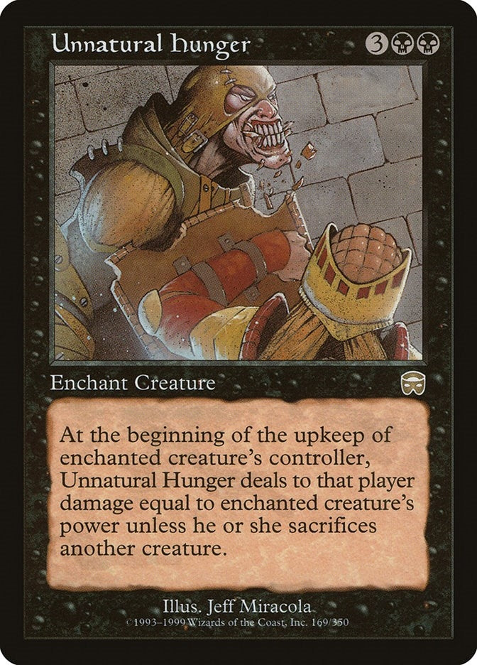 Image for Unnatural Hunger (169) (MMQ) - Magic: The Gathering