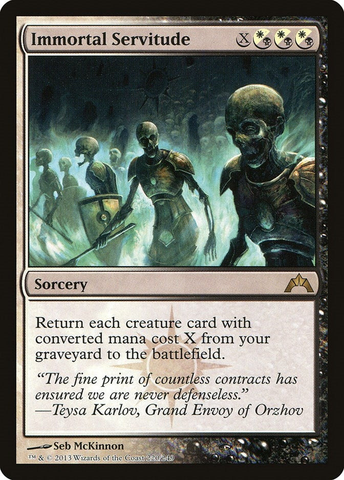 Immortal Servitude (220) (GTC)