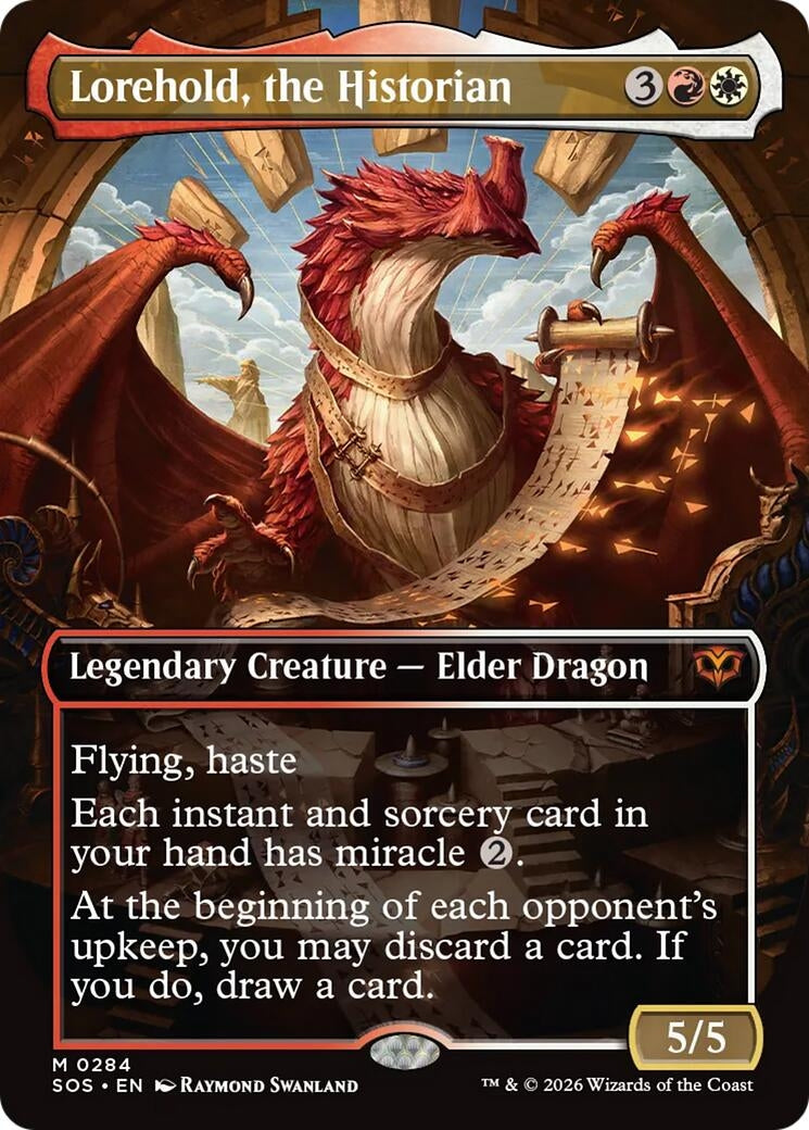Image for Lorehold, the Historian (Borderless) (284) (SOS) - Magic: The Gathering
