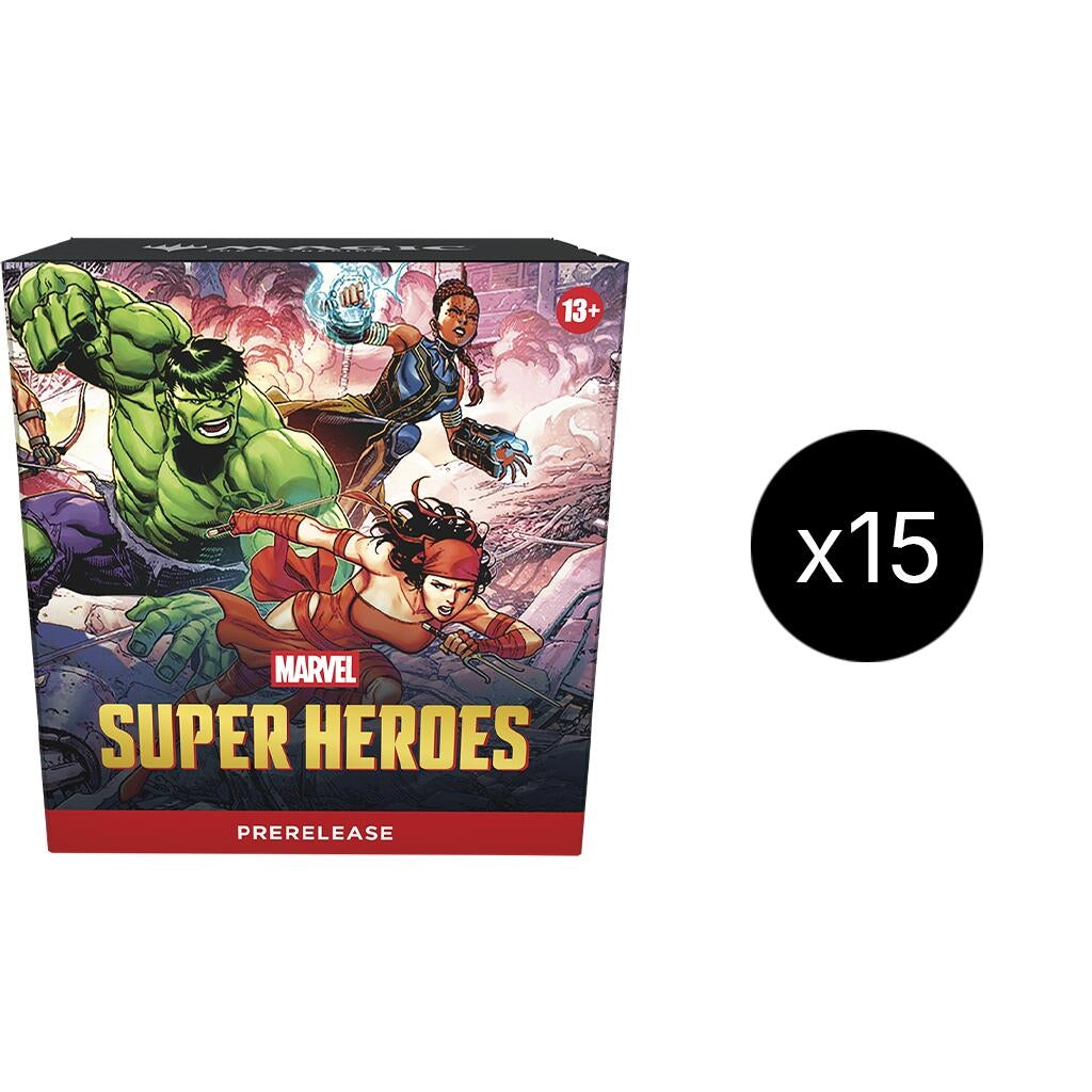 Image for Marvel Super Heroes - Prerelease Pack Case - Magic: The Gathering