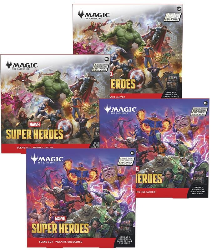 Image for Marvel Super Heroes Scene Box Case - Magic: The Gathering