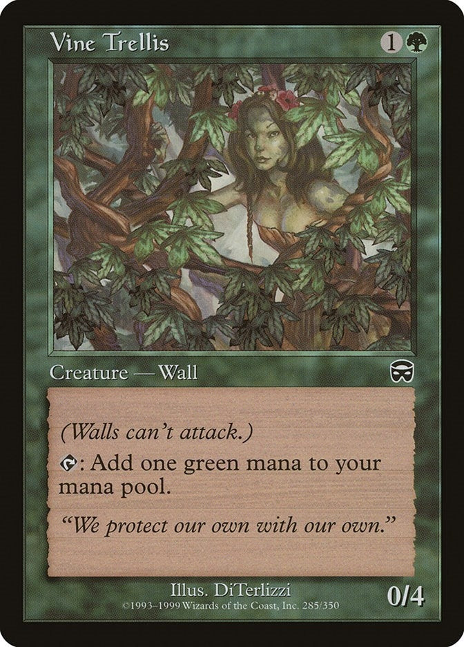 Image for Vine Trellis (285) (MMQ) - Magic: The Gathering