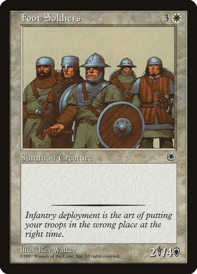 Image for Foot Soldiers (POR) - Magic: The Gathering