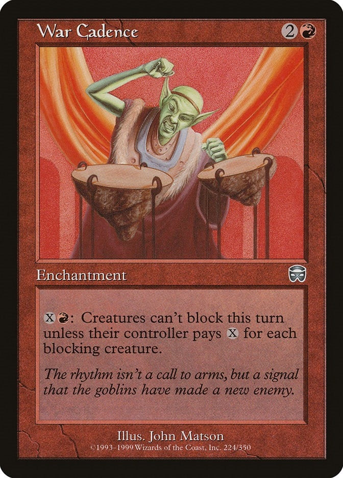 Image for War Cadence (224) (MMQ) - Magic: The Gathering
