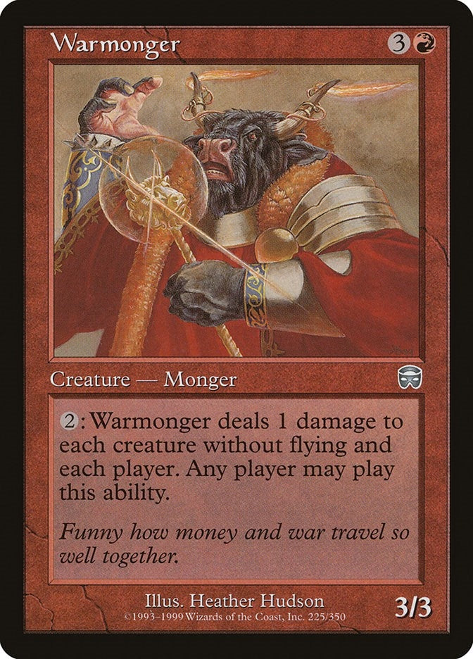 Image for Warmonger (225) (MMQ) - Magic: The Gathering