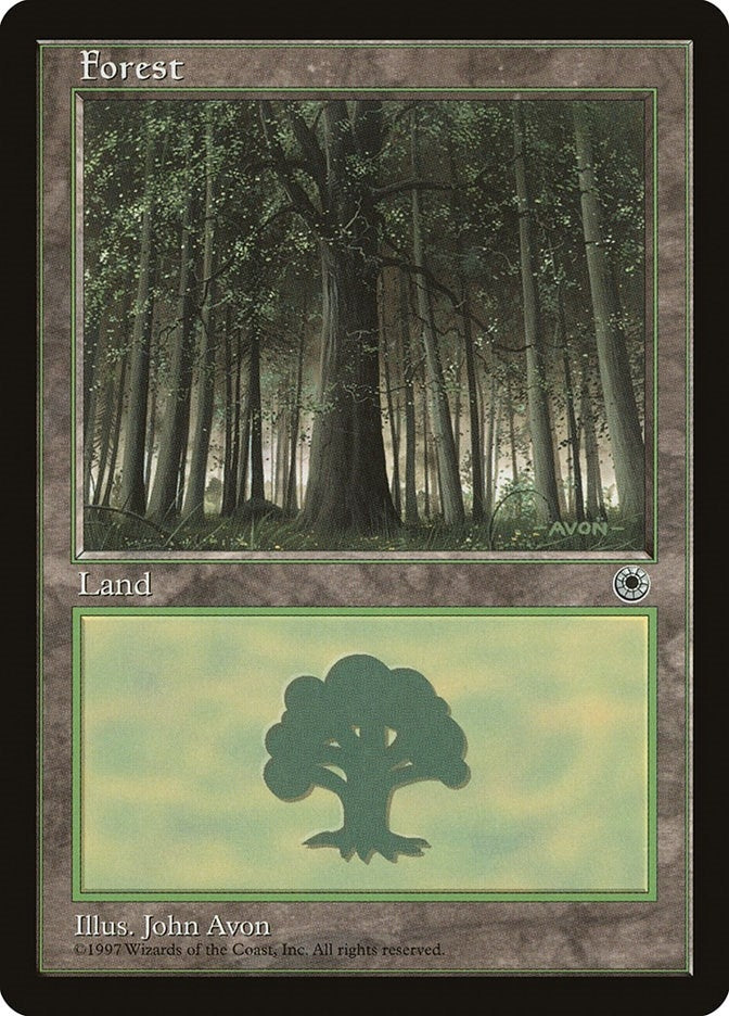 Image for Forest (Large Middle) (POR) - Magic: The Gathering