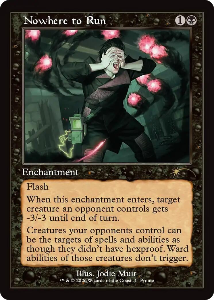 Image for Nowhere to Run (Retro Frame) (1) (WPN) - Magic: The Gathering