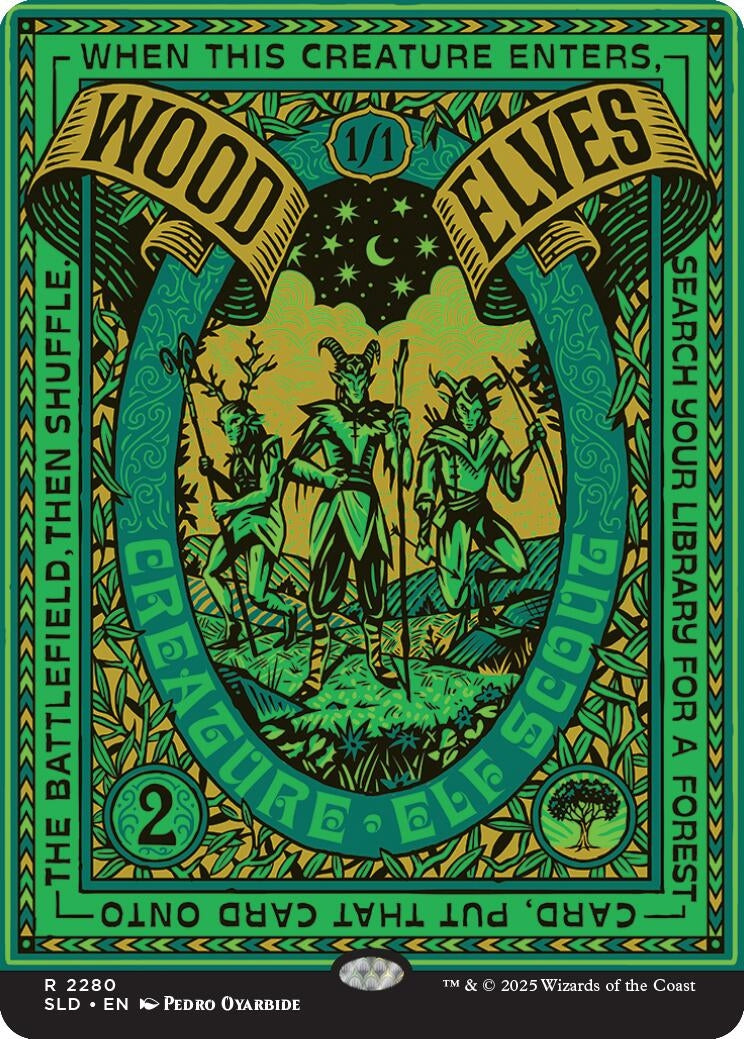 Image for Wood Elves (2280) (2280) (SLD) - Magic: The Gathering