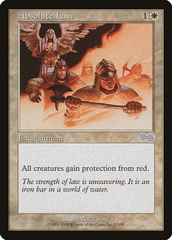 Image for Absolute Law (2) (USG) - Magic: The Gathering